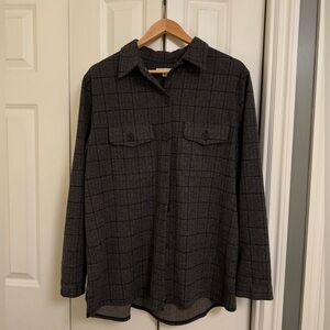 Max Studio Women’s Shirt Jacket Plaid XL